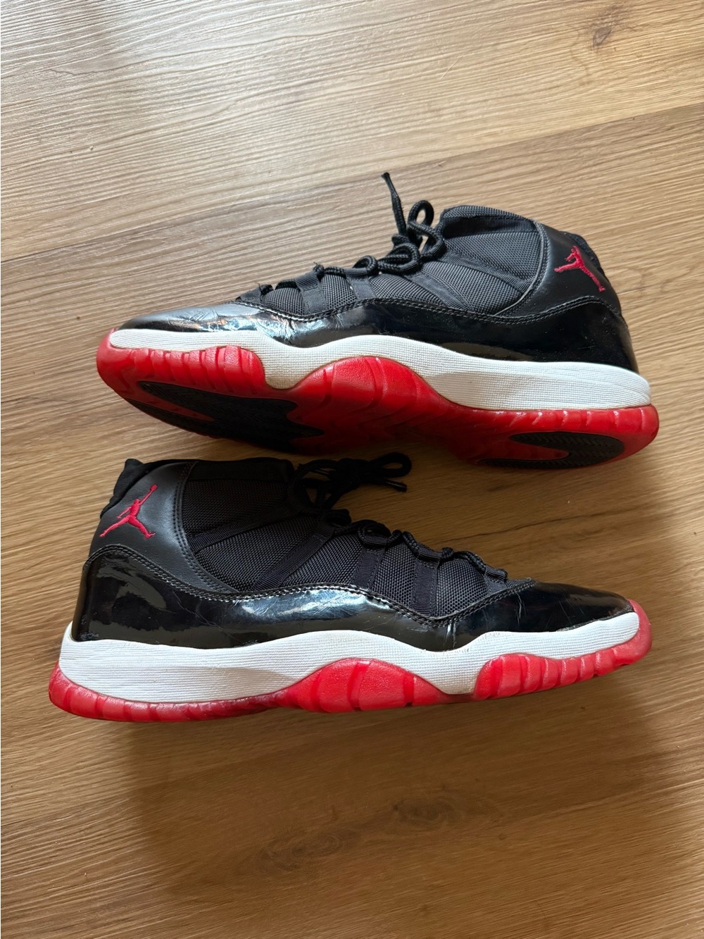Air Jordan 11 Retro Bred Mens Size 13 Pre Owned
